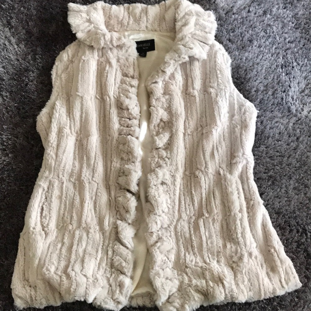 Faux fur vest